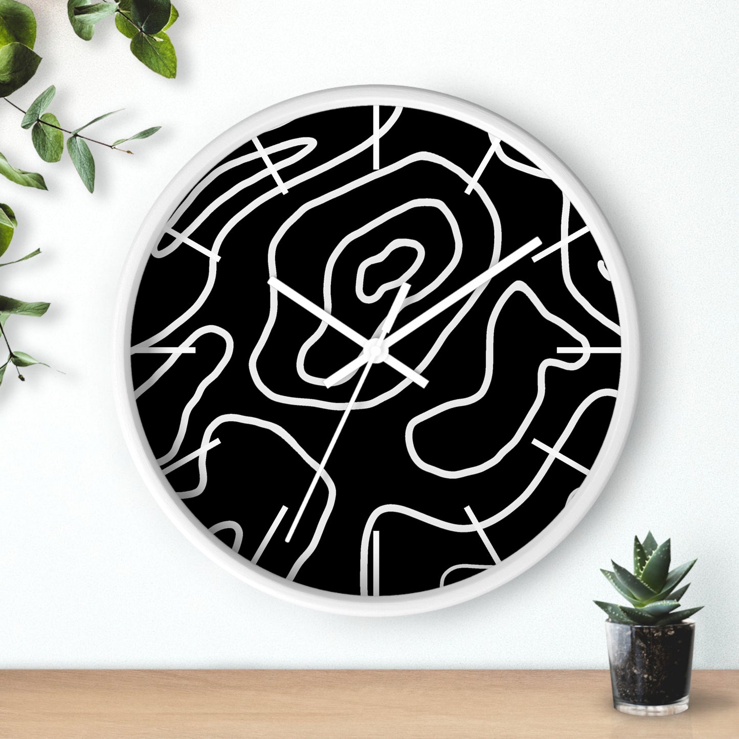 Black & White Wall Clock