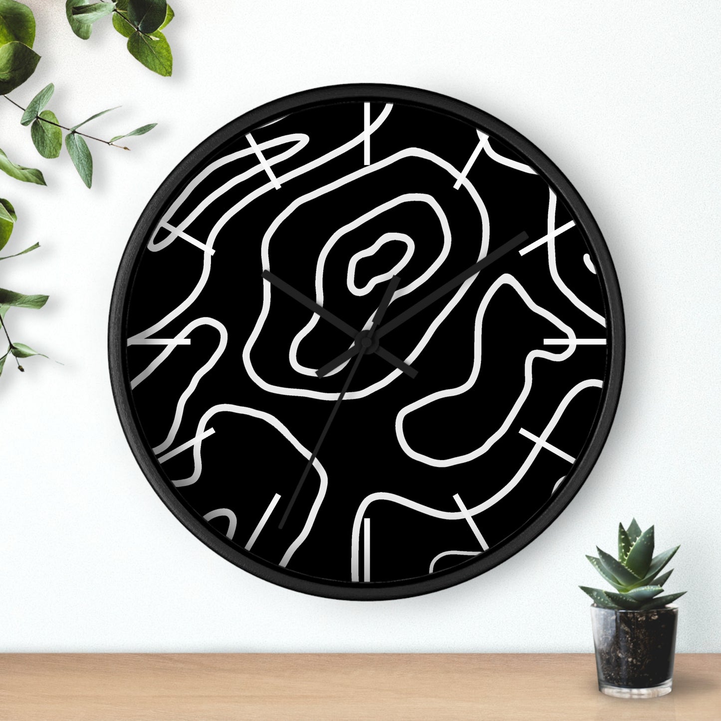 Black & White Wall Clock