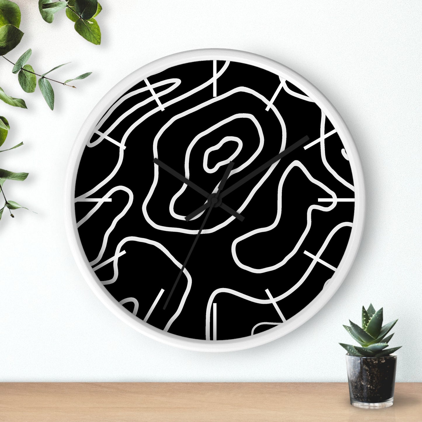 Black & White Wall Clock